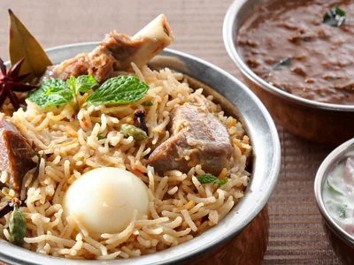 Ponnusamy Spl. Mutton Biryani
